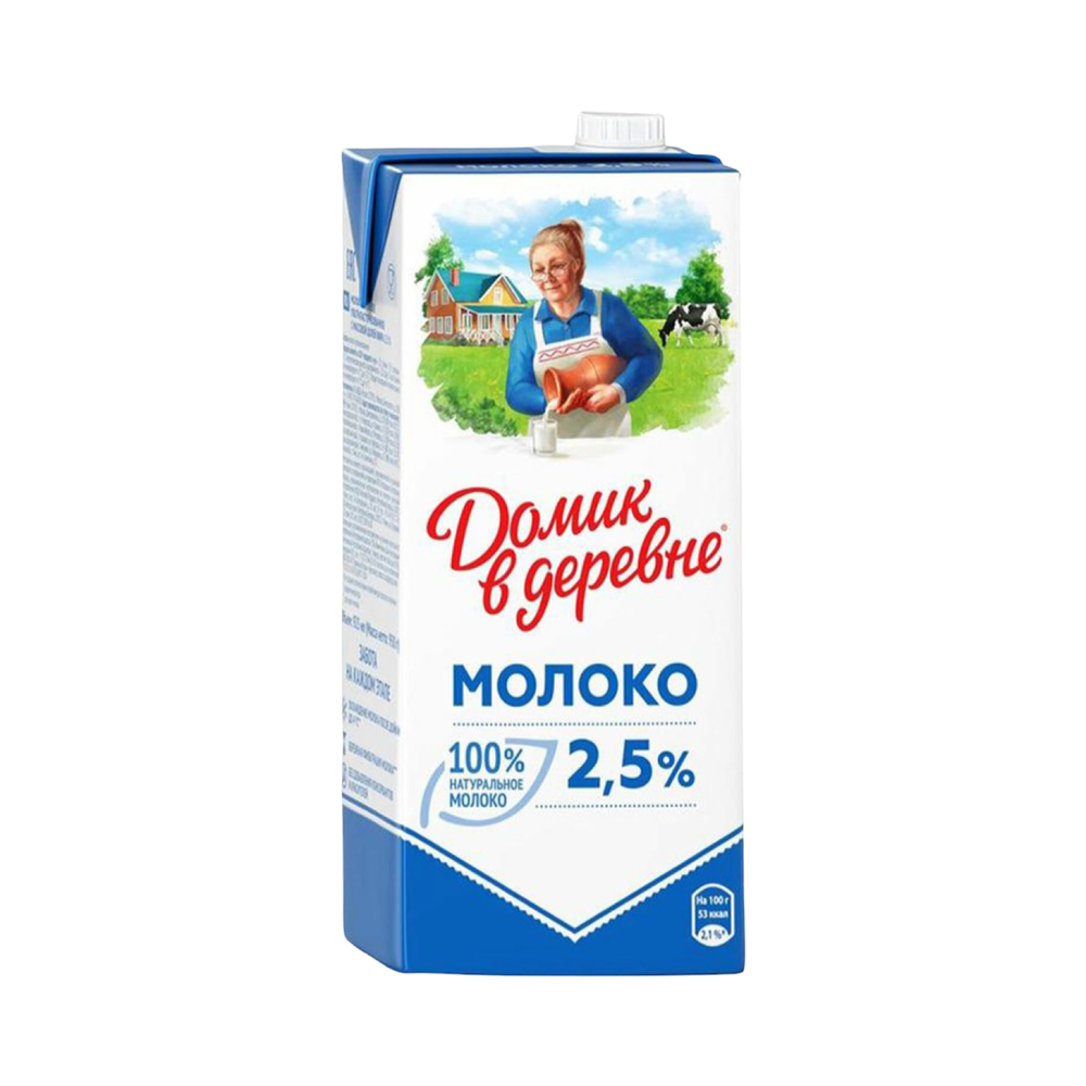 Молоко ультрапастер ДвД 2,5% 950мл