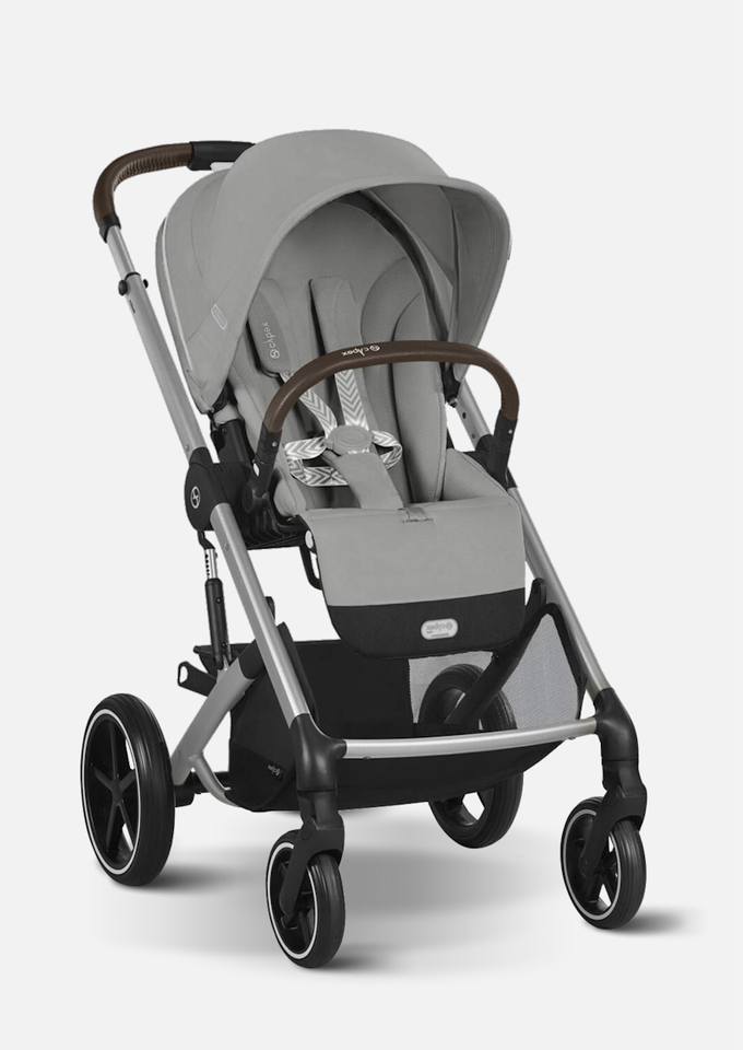 Cybex Детская коляска Balios S Lux BLK 2 в 1 цвет Stone Grey