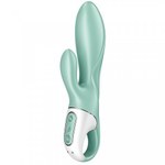 Вибратор-кролик Satisfyer Air Pump Bunny 5+, мятный
