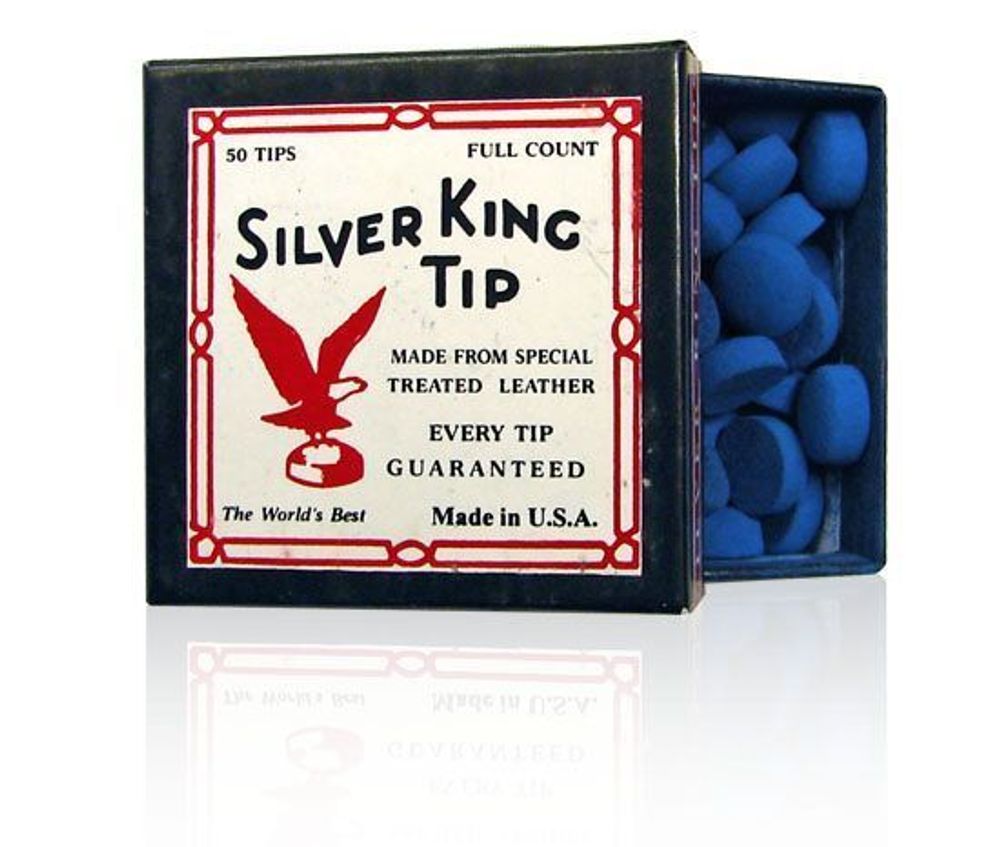 Коробка наклеек для кия "Silver King"13 мм (50 шт)