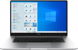Ноутбук Huawei MateBook D 15 (53013HSR) Ryzen 5 5500U 8Gb SSD512Gb AMD Radeon 15.6" IPS FHD (1920x1080) Windows 11 WiFi BT Cam silver