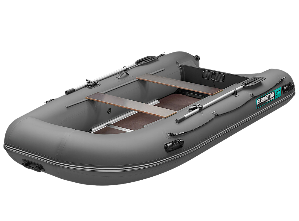 Лодка ПВХ Gladiator Light B370 с фанерным полом -