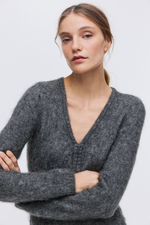 Платье из мохера с открытой спиной - H&M