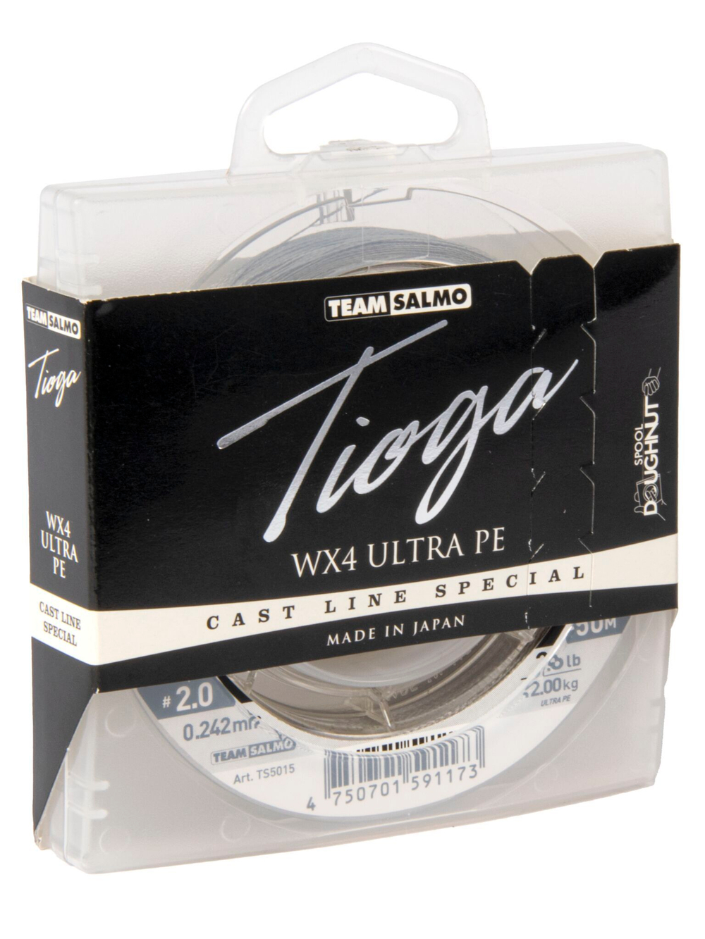 Леска плетёная Team Salmo TIOGA Silver Grey 150/024