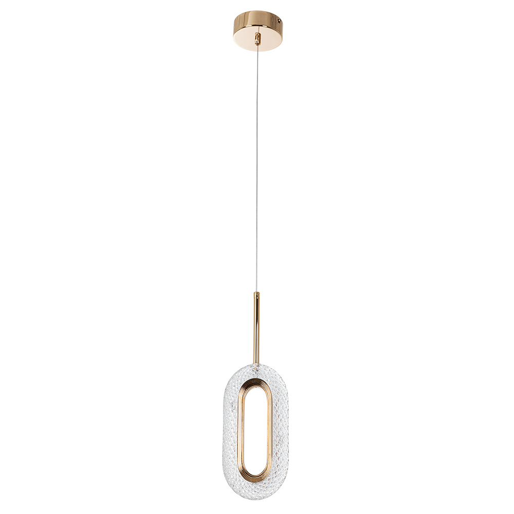 Подвесной светодиодный светильник Arte Lamp OVALE A2489SP-1GO