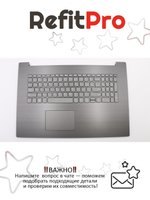 Верхняя панель с клавиатурой для ноутбука Lenovo IdeaPad 330-17ICH черная (5CB0R48070), оригинал