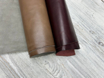 Кожа Ecopell Bordo+Beige 1,0–1,2 мм крупным планом