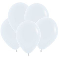 Шар 5" Белый, Пастель / White 005 Sp