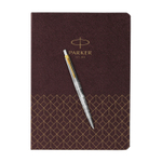 Подарочный набор: Шариковая ручка Parker Jotter Russia + ежедневник, коричневый