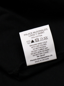 Palace McDonald's Logo Black T-Shirt