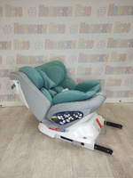 Автокресло детское Rant Nitro Isofix группа 0/1/2/3 (0-36) Grey/Mint
