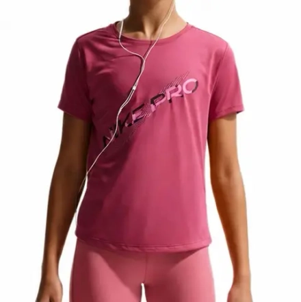 Футболка для девочки Nike Dri-Fit Short Sleeve - sweet beet