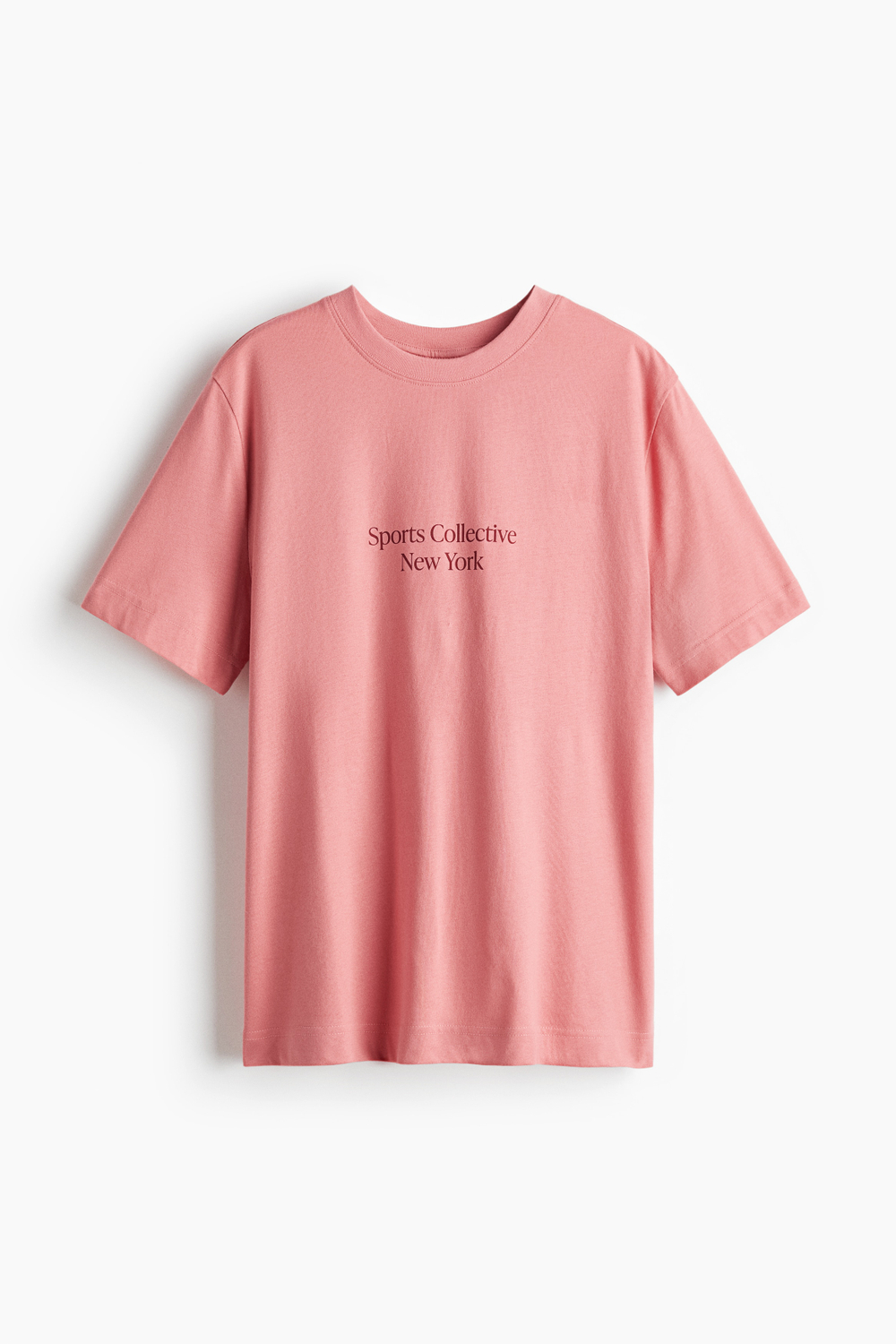 Футболка с принтом — Персиковый/Malibu Running Club - H&M