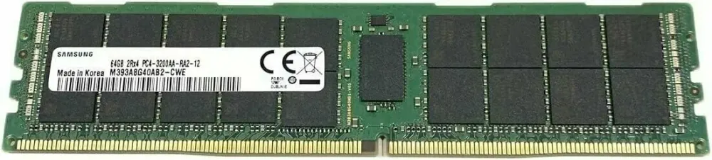M393A8G40AB2-CWE, Модуль памяти Samsung DDR4 3200 RDIMM 64G
