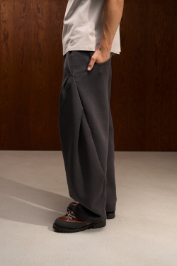 Брюки Nothomme Blue Monte Slanted-Cut Sweatpants "Dayan Purple Gray"