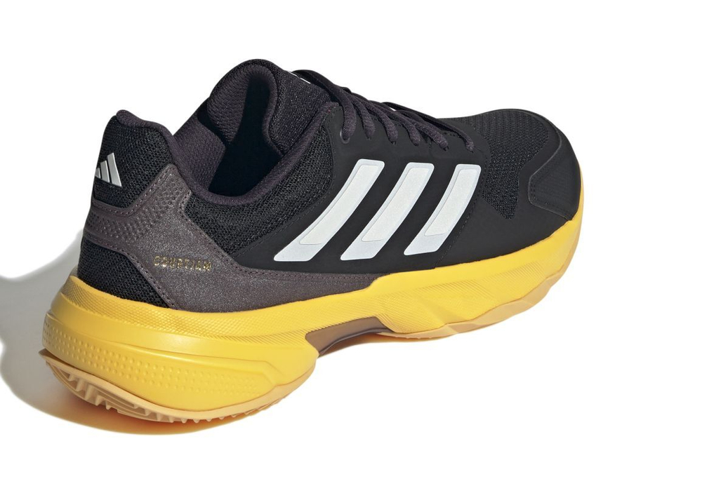 Мужские кроссовки теннисные Adidas CourtJam Control 3 - черный
