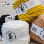 Пряжа Astra Premium (Астра Премиум) Плюшевая / уп.2 мот. по 100 г, 80 м, 220 горчица