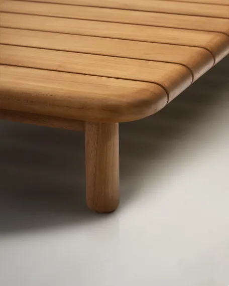 Журнальный столик Turqueta из массива тика, 140x70 см