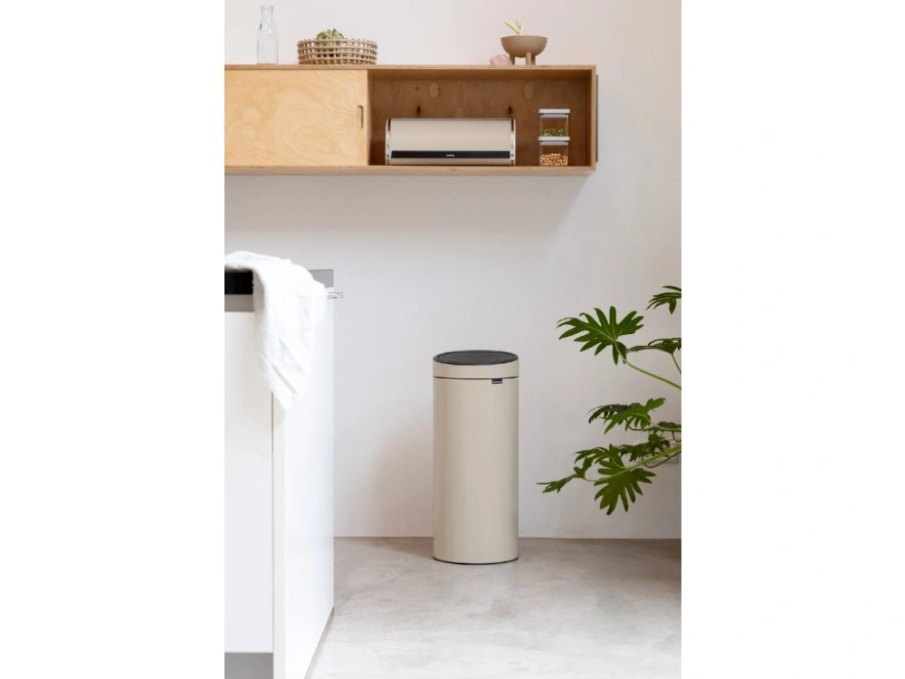 Brabantia Корзина для мусора Touch 30 л бежевая EAN 8710755149986