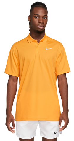 Мужское теннисное поло Nike Court Dri-Fit Pique Polo - sundial/white