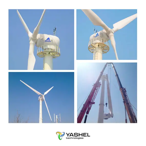 Ветрогенератор 60кВт YASHEL LT60KW