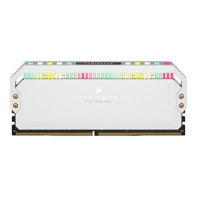 Оперативная память CORSAIR Dominator Platinum RGB, 32 Гб DDR5 (2x16 Гб), CL36, 6200 МГц, Белая (CMT32GX5M2X6200C36W)