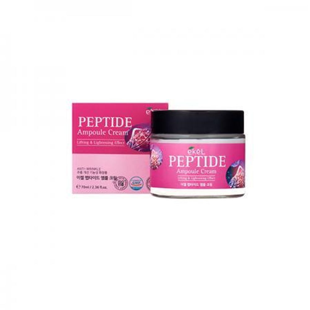 Ekel Ampule Cream Peptide Ампульный крем с пептидами, 70 мл