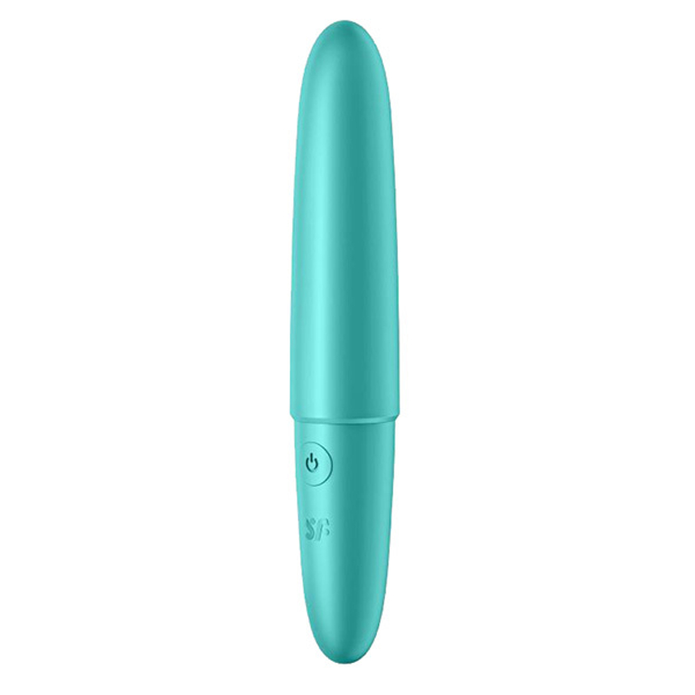 Бирюзовый мини-вибратор Satisfyer Ultra Power Bullet 6