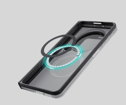 Чехол прозрачный тонированный с MagSafe на OPPO Find N6, серия Super Frosted Shield Prop Magnetic (версия с прозрачной крышкой объектива) от Nillkin