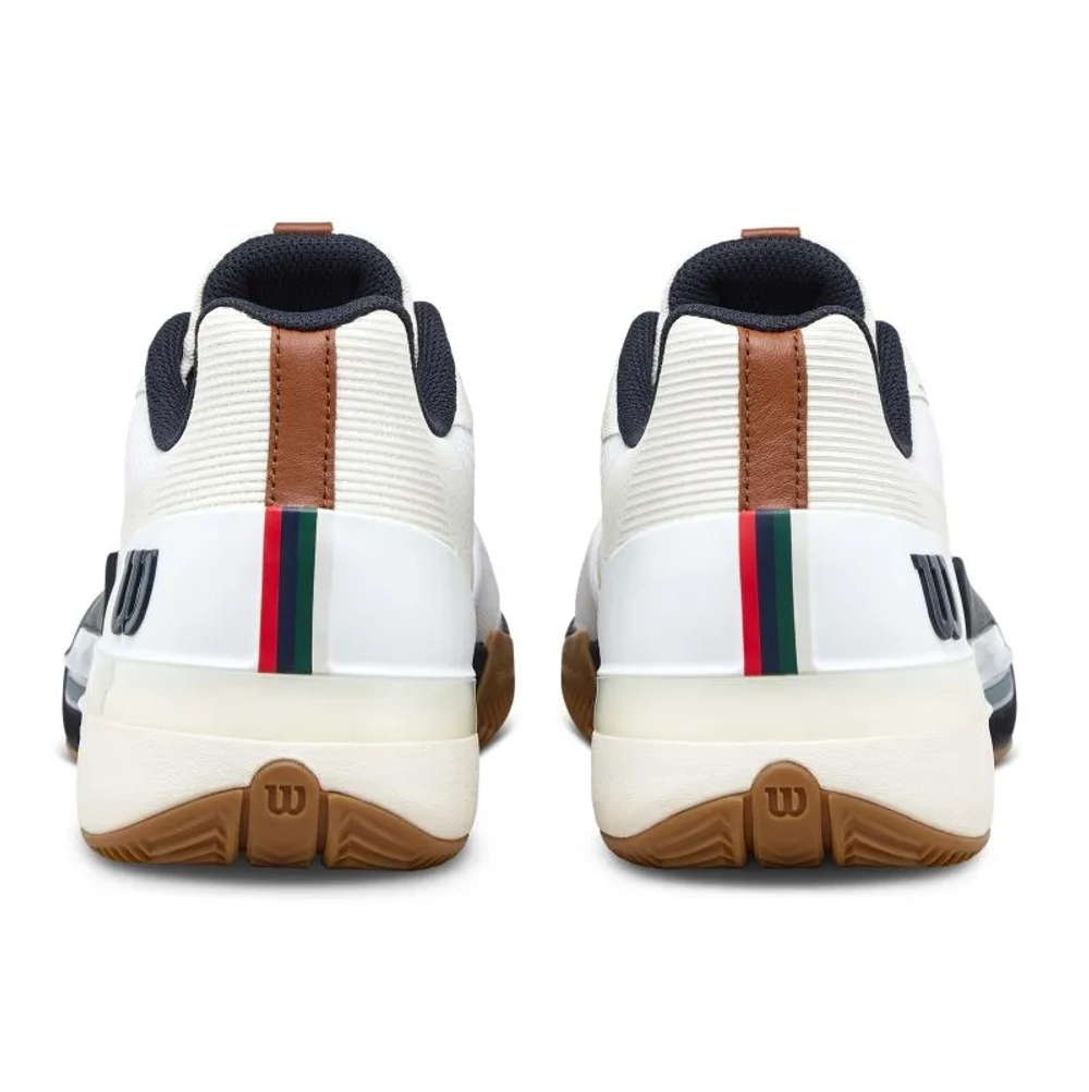 Мужские теннисные кроссовки Wilson Rush Tour 5 Clay - white/navy blazer/gum1a