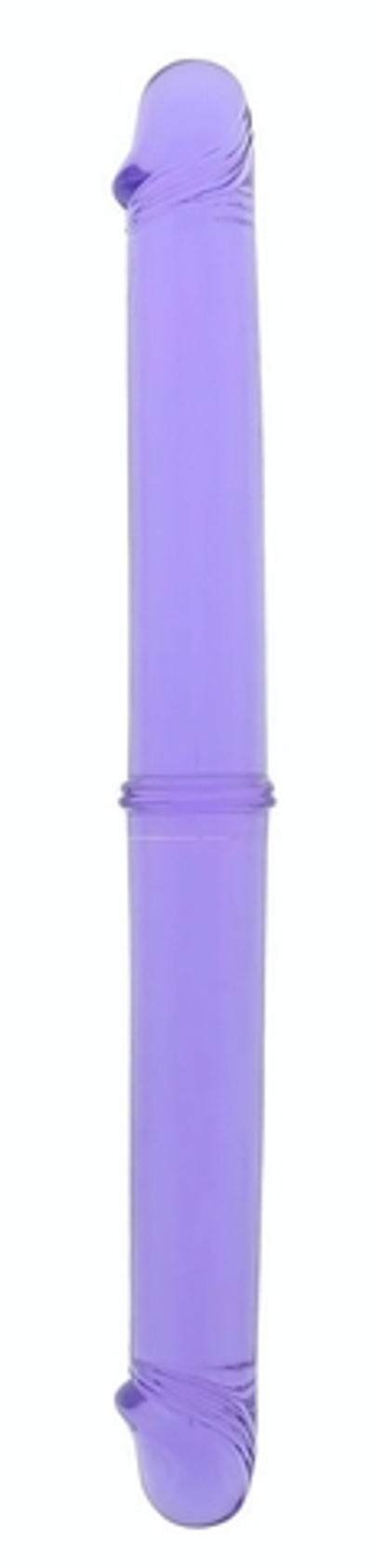 Двухсторониий фаллоимитатор Twinzer Double Dong - 33 см. (Цвет: фиолетовый)