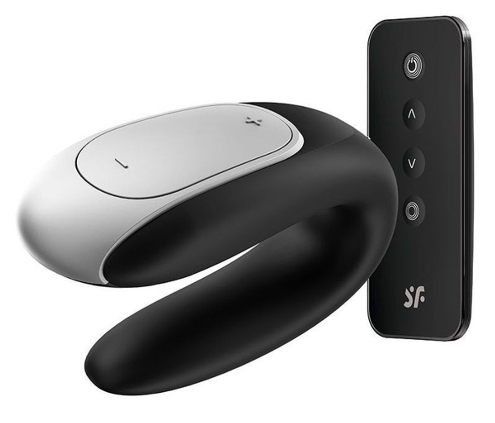 Виброcтимулятор Satisfyer Double Love Connect App black 001722SA