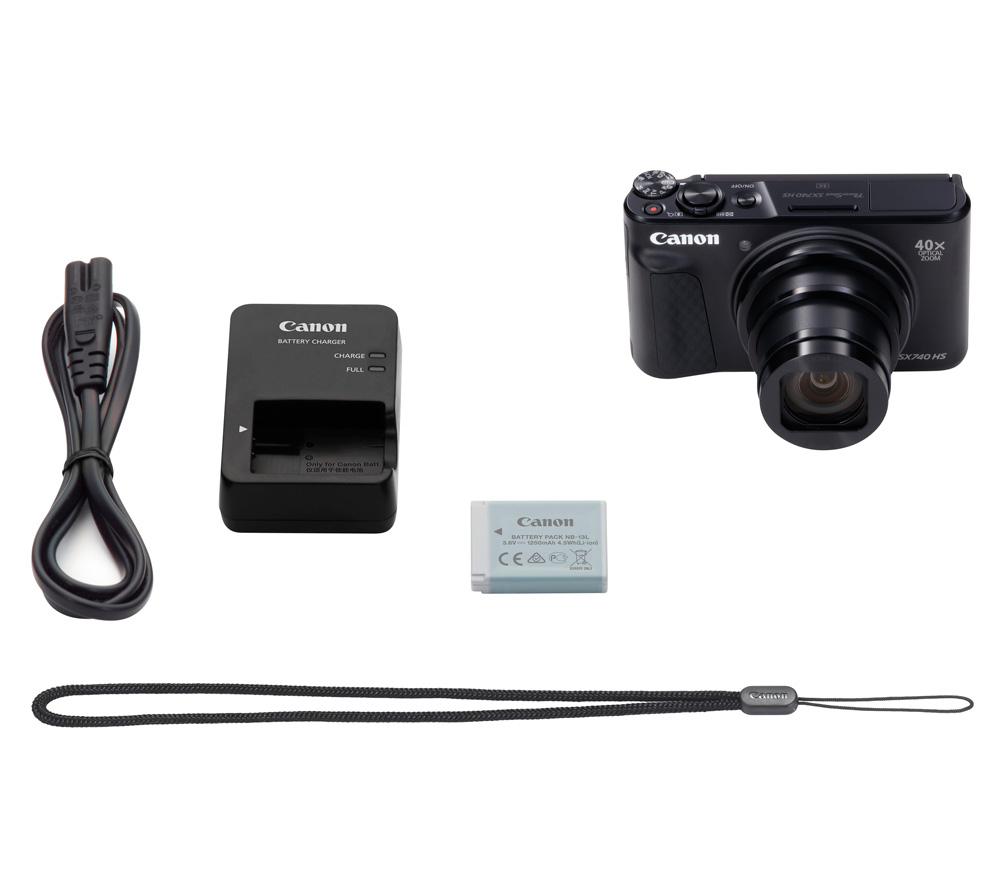 Фотоаппарат Canon PowerShot SX740 HS компактный черный