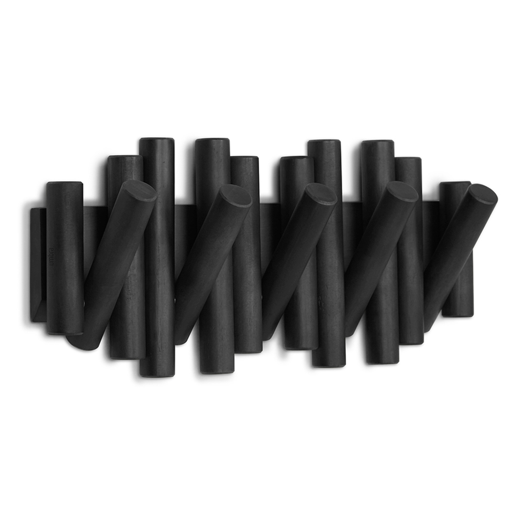 Вешалка настенная picket черная