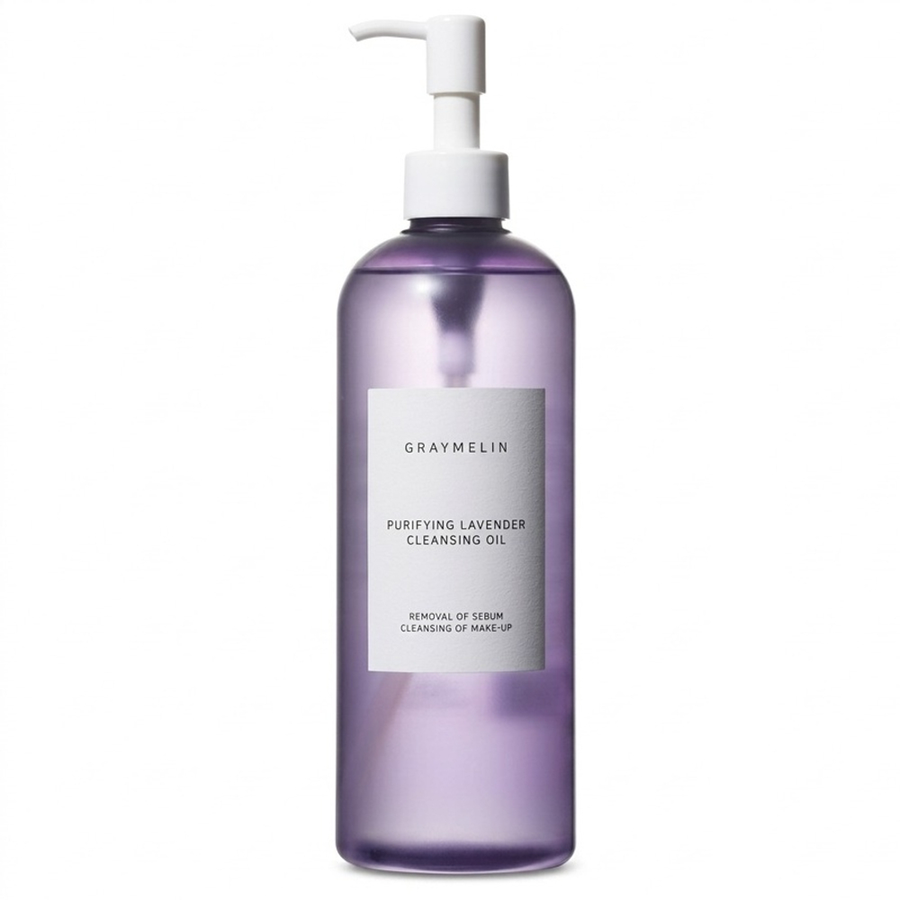 Гидрофильное масло для жирной кожи с лавандой Graymelin Purifying Lavender Cleansing Oil, 400 мл