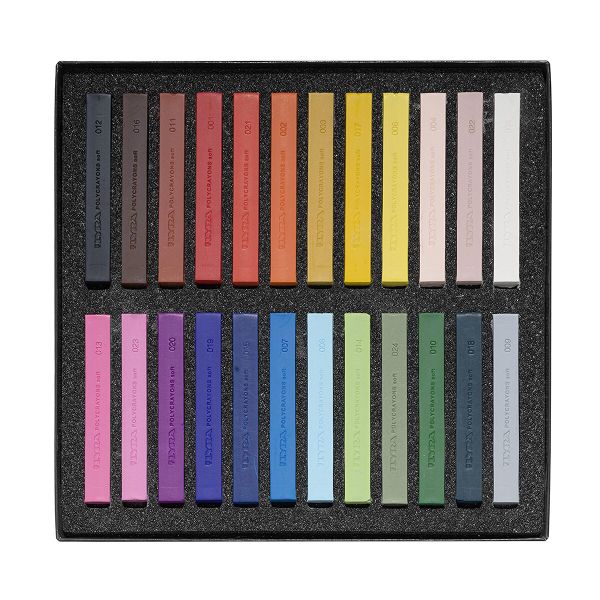 Пастель сухая 24 цв, Polycrayon Lyra L5651240