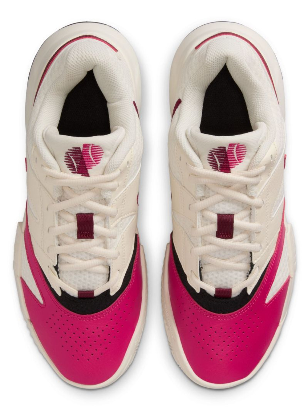 Damskie buty tenisowe Nike Court Lite 4 Clay - pale ivory/rush pink/sail/team red
