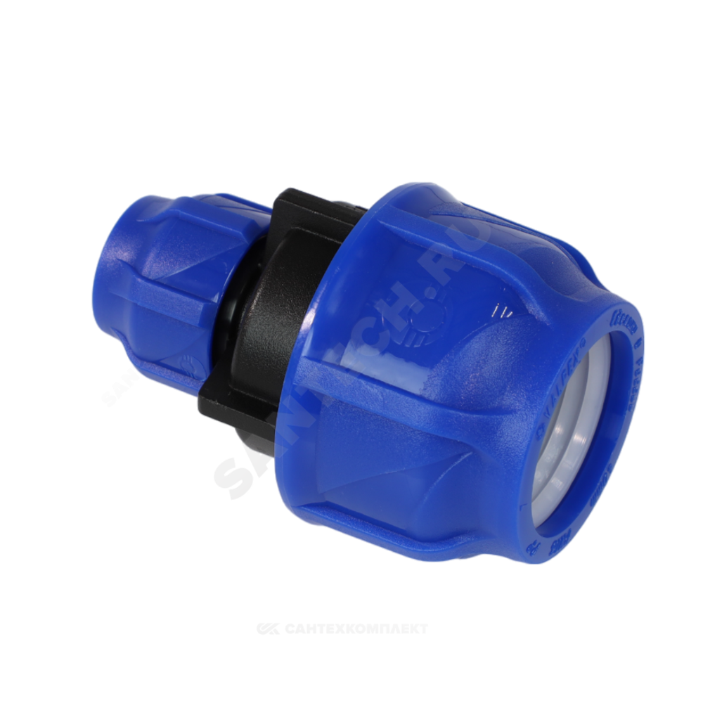 Муфта компрессионная ПЭ переходная Дн 40х25 Ру16 VALFEX 121001214025