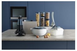 Набор мисок nest plus, синий, 9 шт.