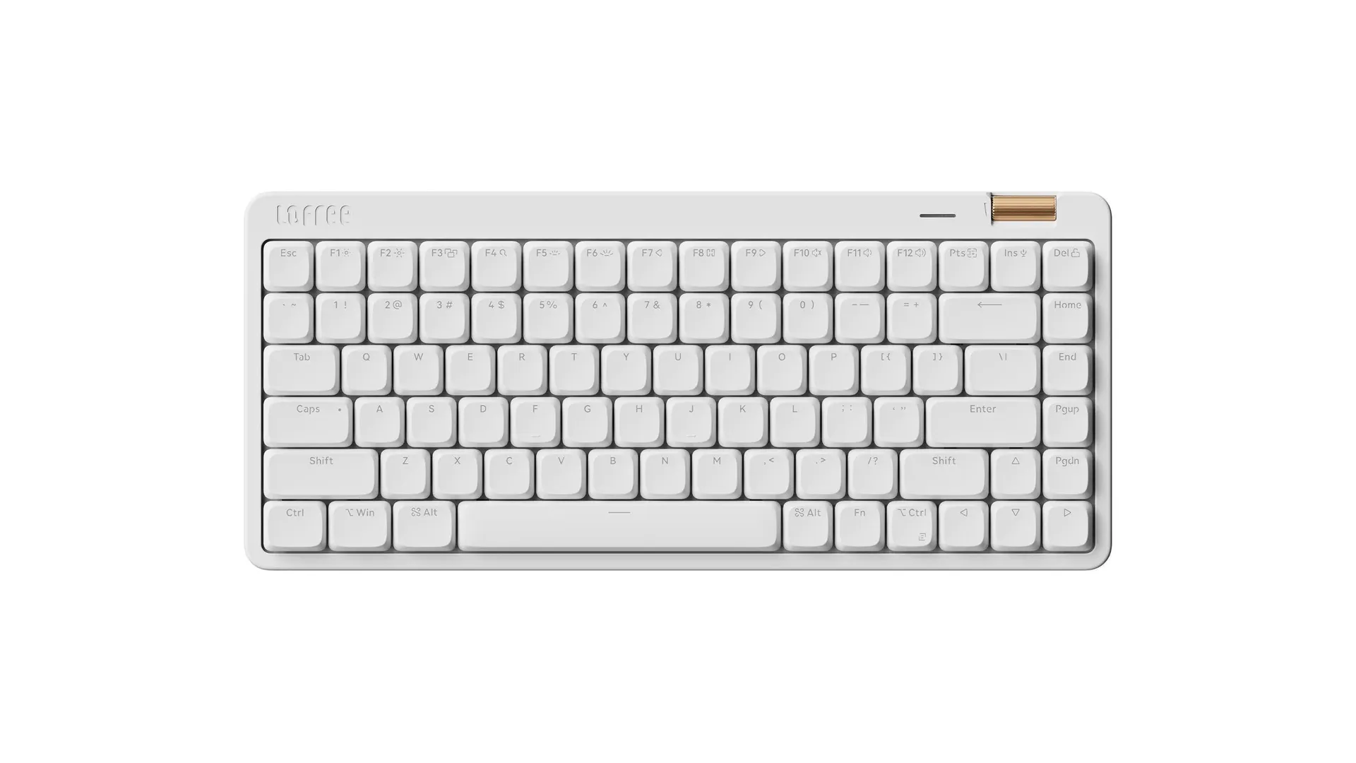 Lofree Flow Lite84 Off-White — вид сверху