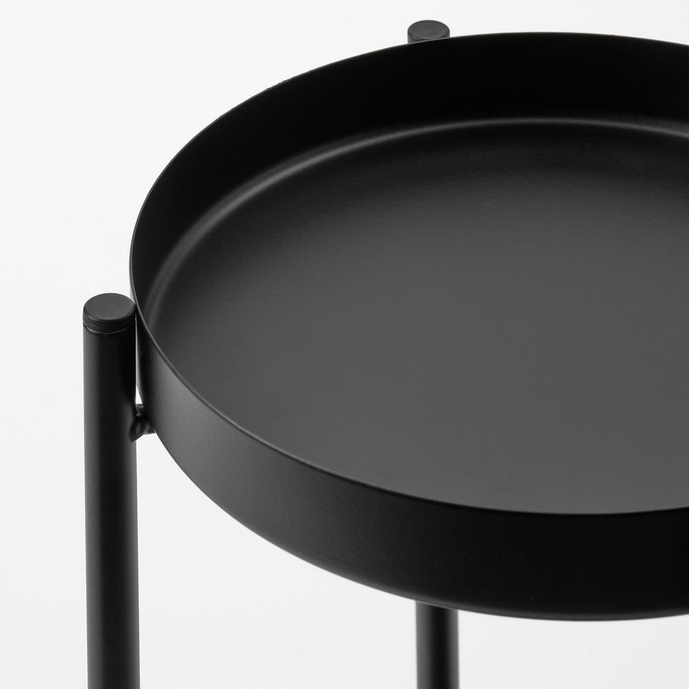 IKEA OLIVBLAD  (ИКЕА ОЛИВБЛАД)  -  Стойка для цветочного горшка - для помещения/улицы чёрный 35 см