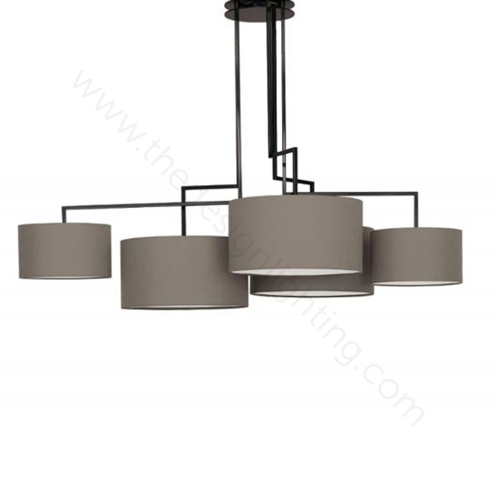 Ceiling design lamp  Noon 5 by Zeitraum (Grey)