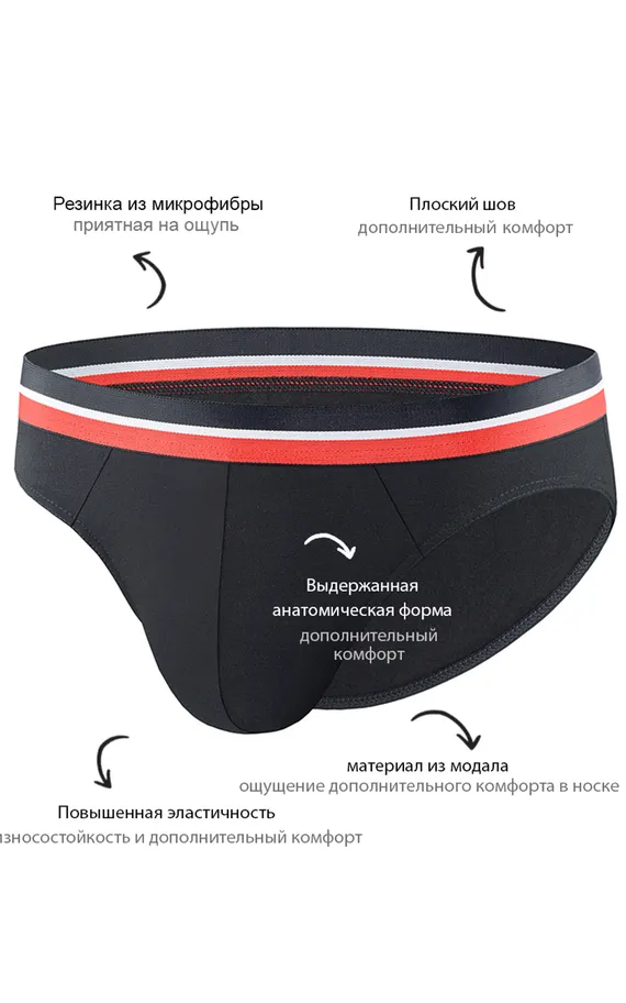 Мужские трусы PBM60 Черный