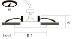 Точечный встраиваемый светильник Arte Lamp AQUA A2024PL-1SS, 1хGU10