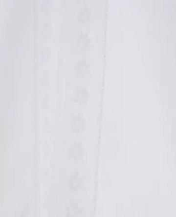 ZARA HOME ШТОРА ИЗ ХЛОПКА И ЛЬНА С ВЫШИВКОЙ, БЕЛЫЙ