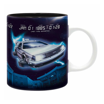 Кружка керамическая Back to the Future DeLorean Time Machine 320 мл ABYMUG817