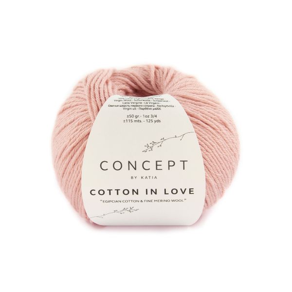 Пряжа Katia (Катя) Cotton in Love / уп.10 мот. по 50 г, 115 м, 10