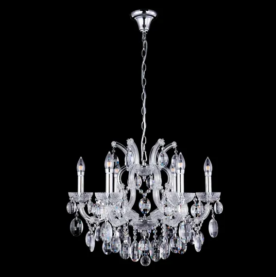 Подвесная люстра Hollywood HOLLYWOOD SP6 CHROME Crystal Lux