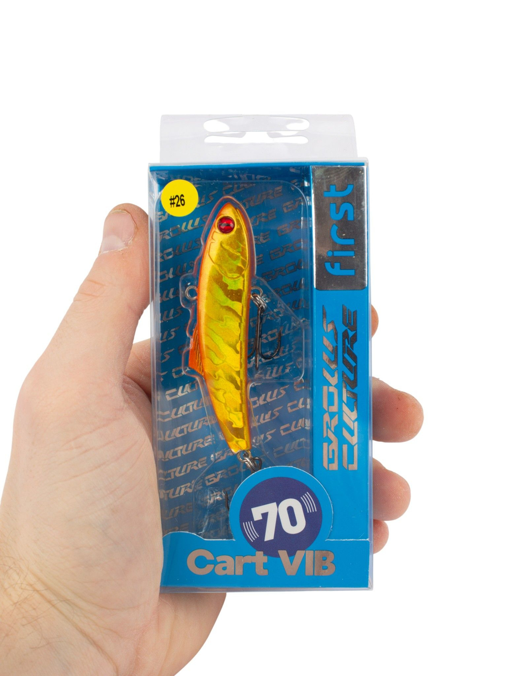 Раттлин (виб) на окуня, форель, щуку и судака Grows Culture Cart Vib 70 мм 14 г #26