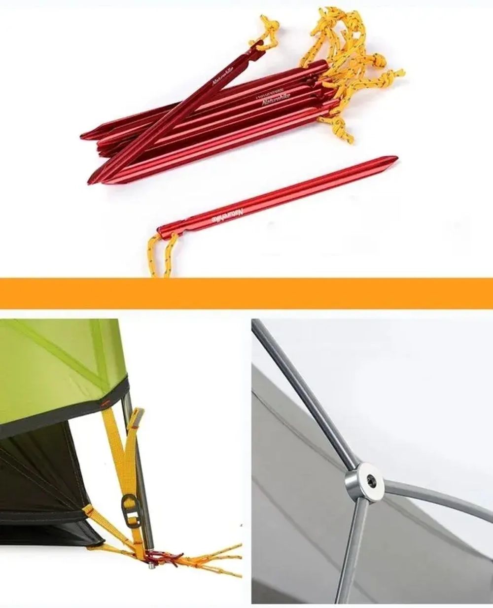 ПАЛАТКА NATUREHIKE СВЕРХЛЕГКАЯ MONGAR NH17T007-M, 20D